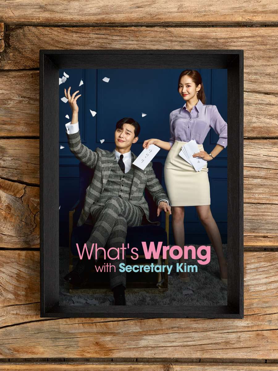 Why Secretary Kim - 김비서가 왜 그럴까 Dizi Tablo Siyah Çerçeveli Dizi Poster Duvar Tablo