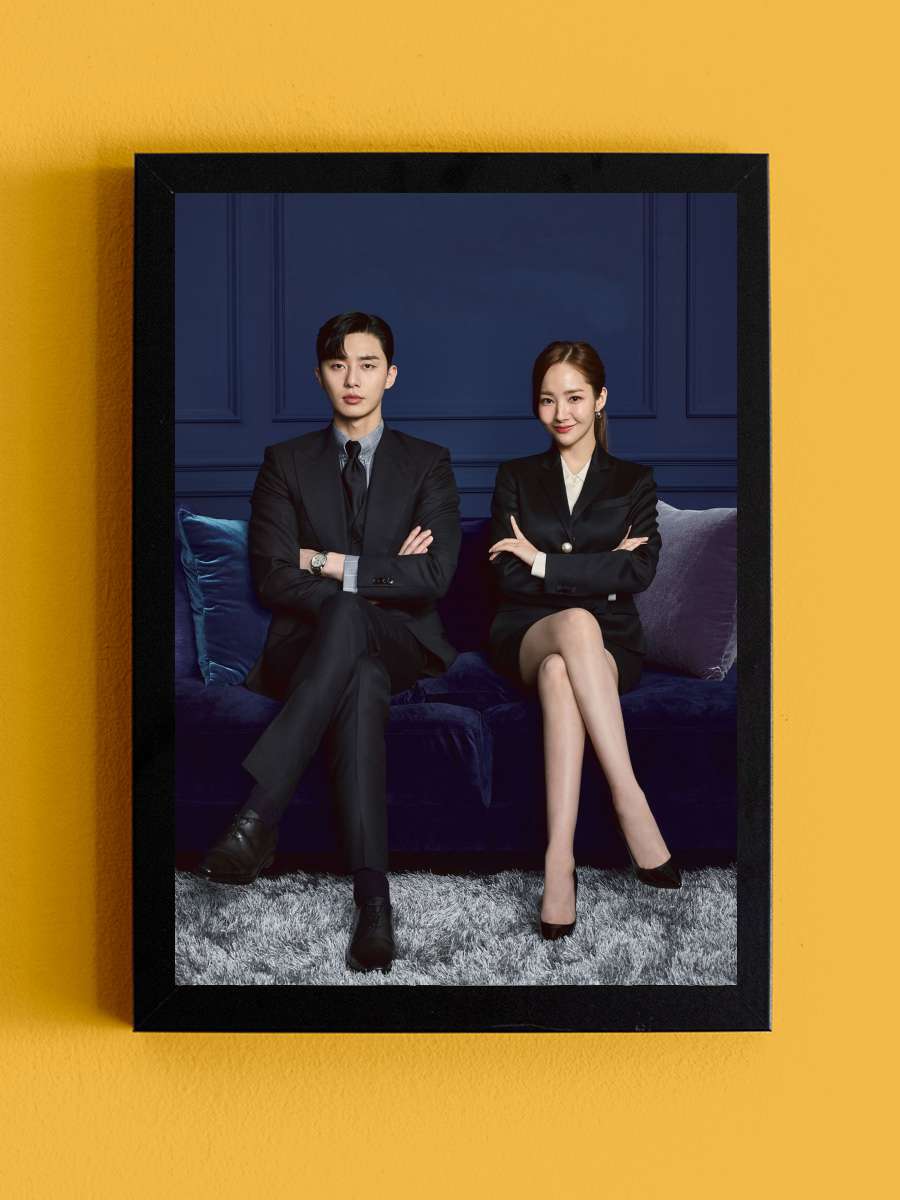 Why Secretary Kim - 김비서가 왜 그럴까 Dizi Tablo Siyah Çerçeveli Dizi Poster Duvar Tablo