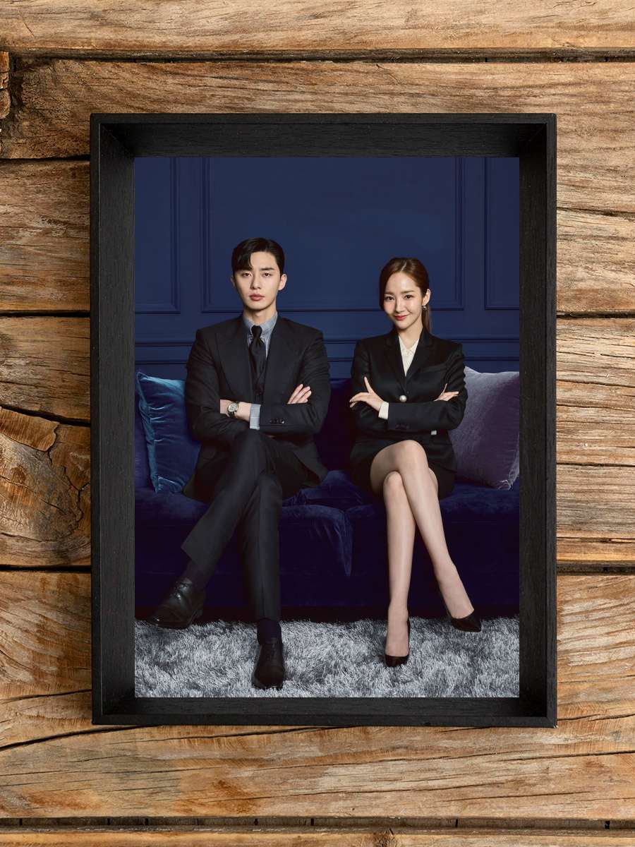 Why Secretary Kim - 김비서가 왜 그럴까 Dizi Tablo Siyah Çerçeveli Dizi Poster Duvar Tablo