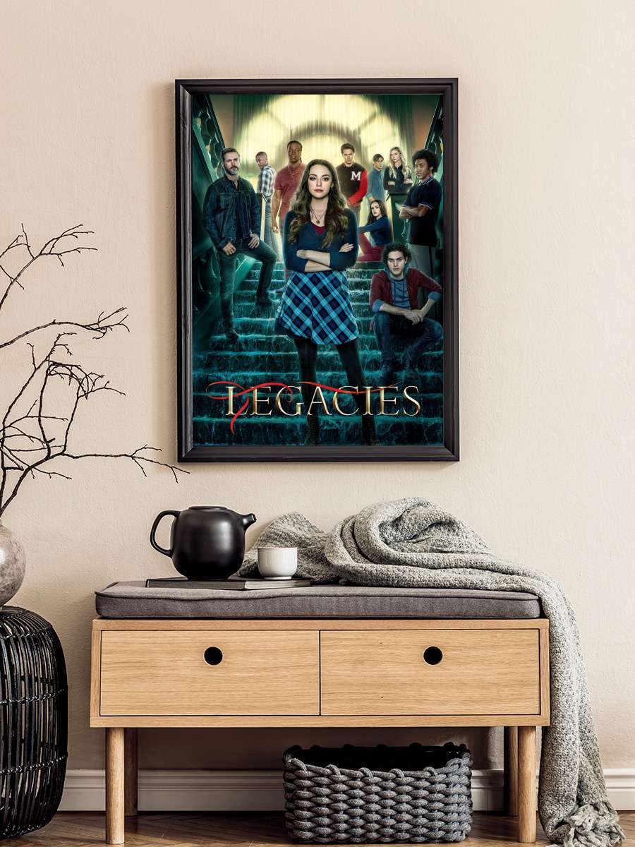 Legacies Dizi Tablo Siyah Çerçeveli Dizi Poster Duvar Tablo