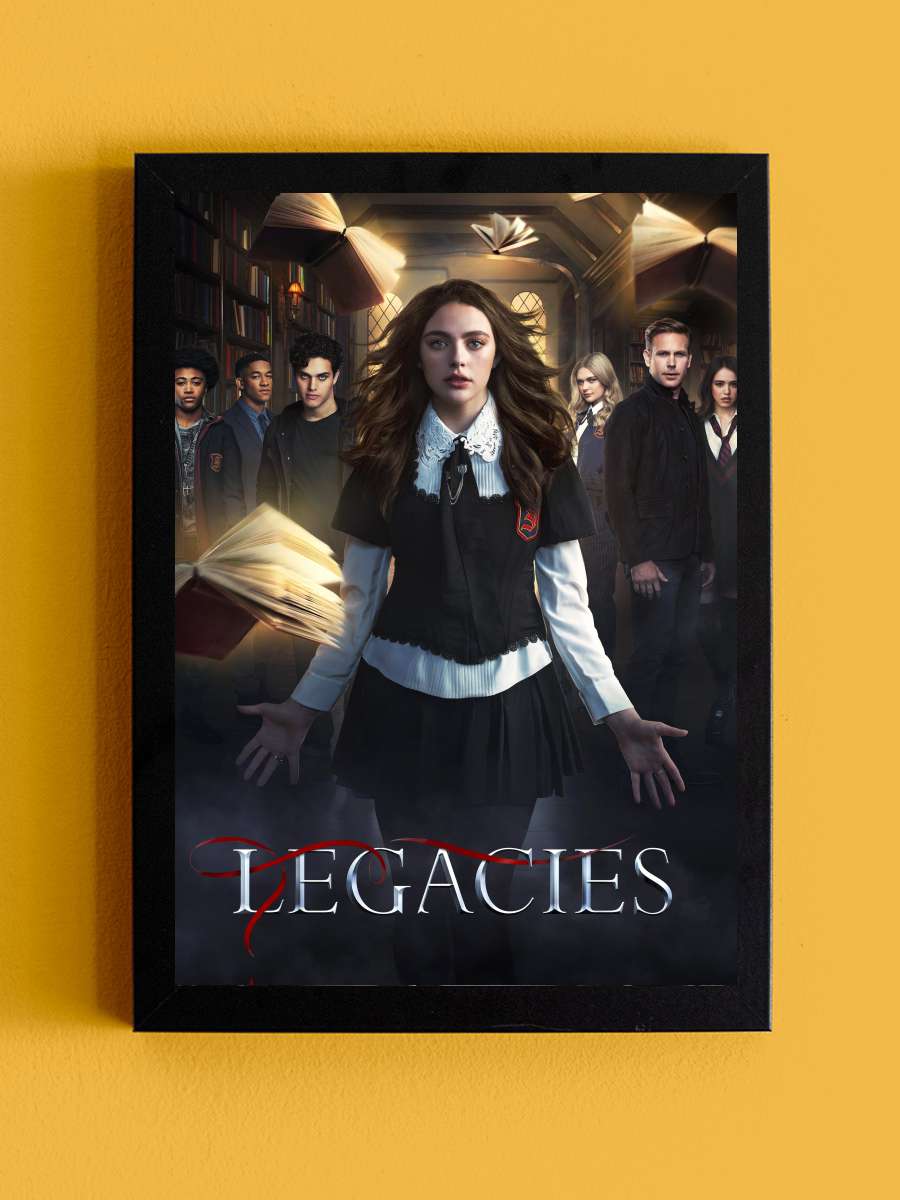 Legacies Dizi Tablo Siyah Çerçeveli Dizi Poster Duvar Tablo