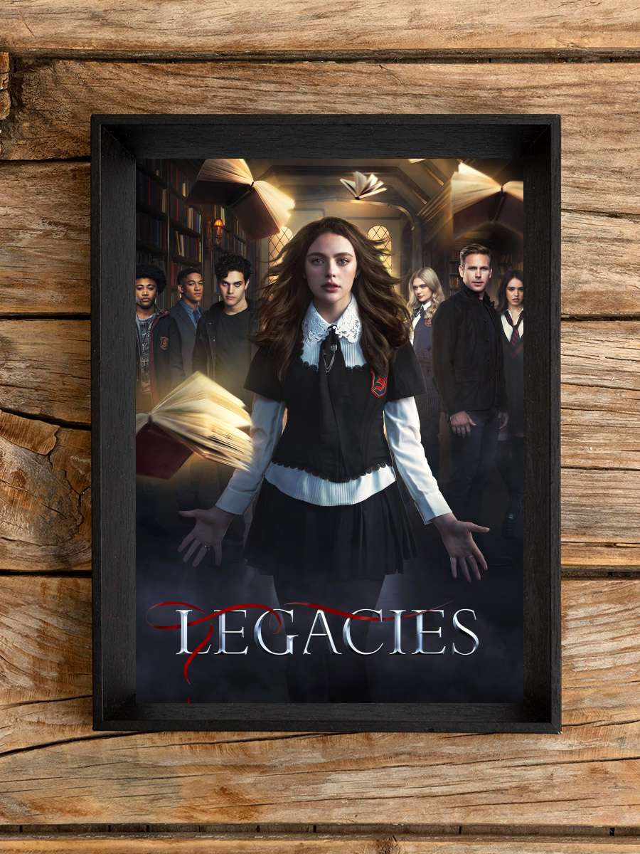 Legacies Dizi Tablo Siyah Çerçeveli Dizi Poster Duvar Tablo