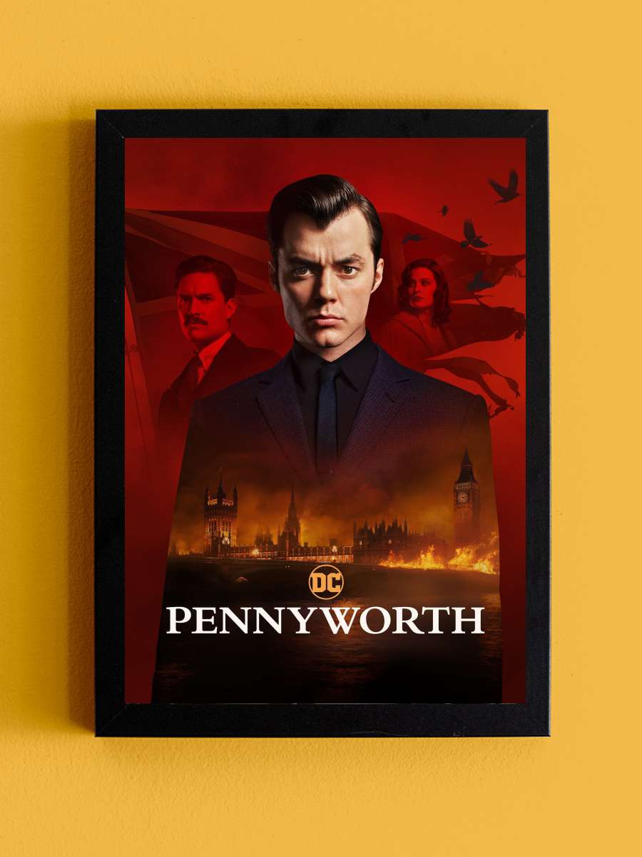 Pennyworth: The Origin of Batman's Butler Dizi Tablo Siyah Çerçeveli Dizi Poster Duvar Tablo