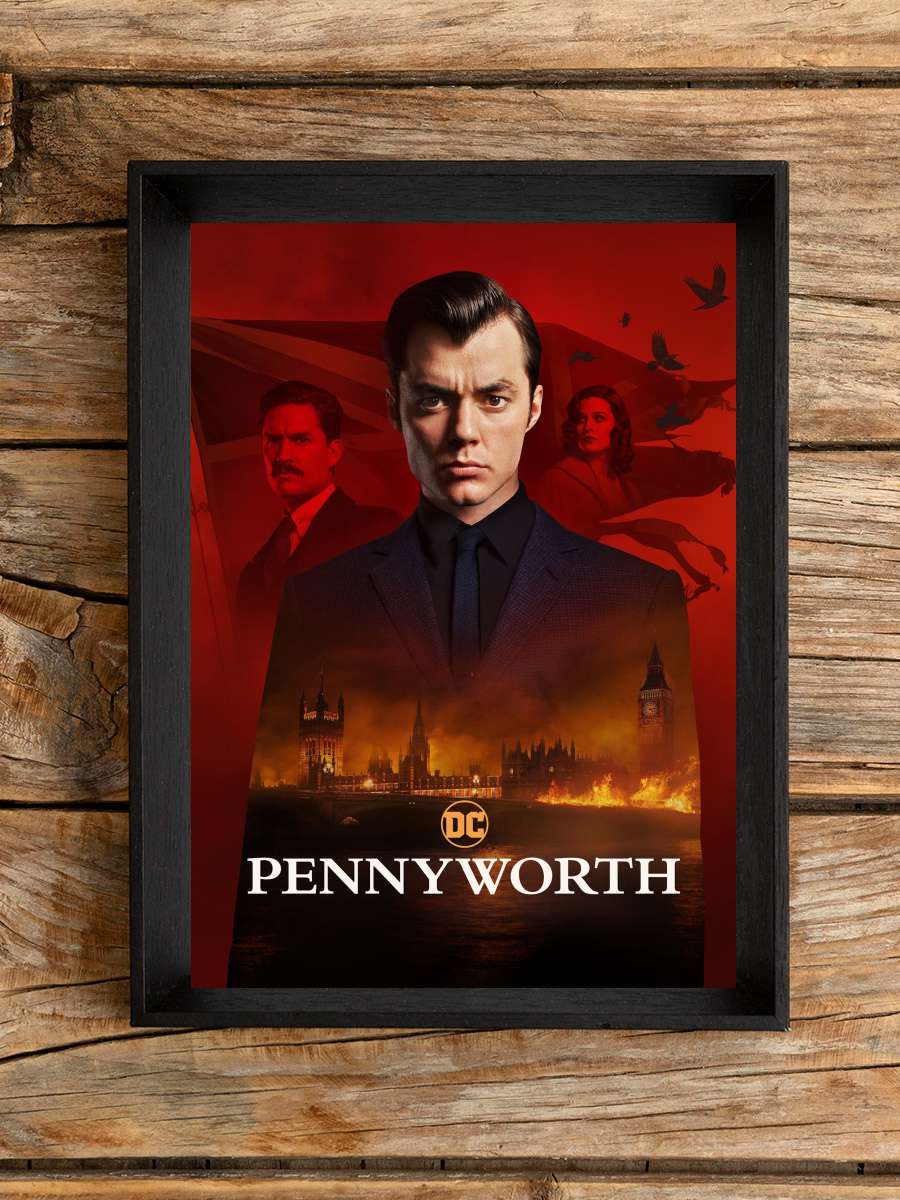 Pennyworth: The Origin of Batman's Butler Dizi Tablo Siyah Çerçeveli Dizi Poster Duvar Tablo