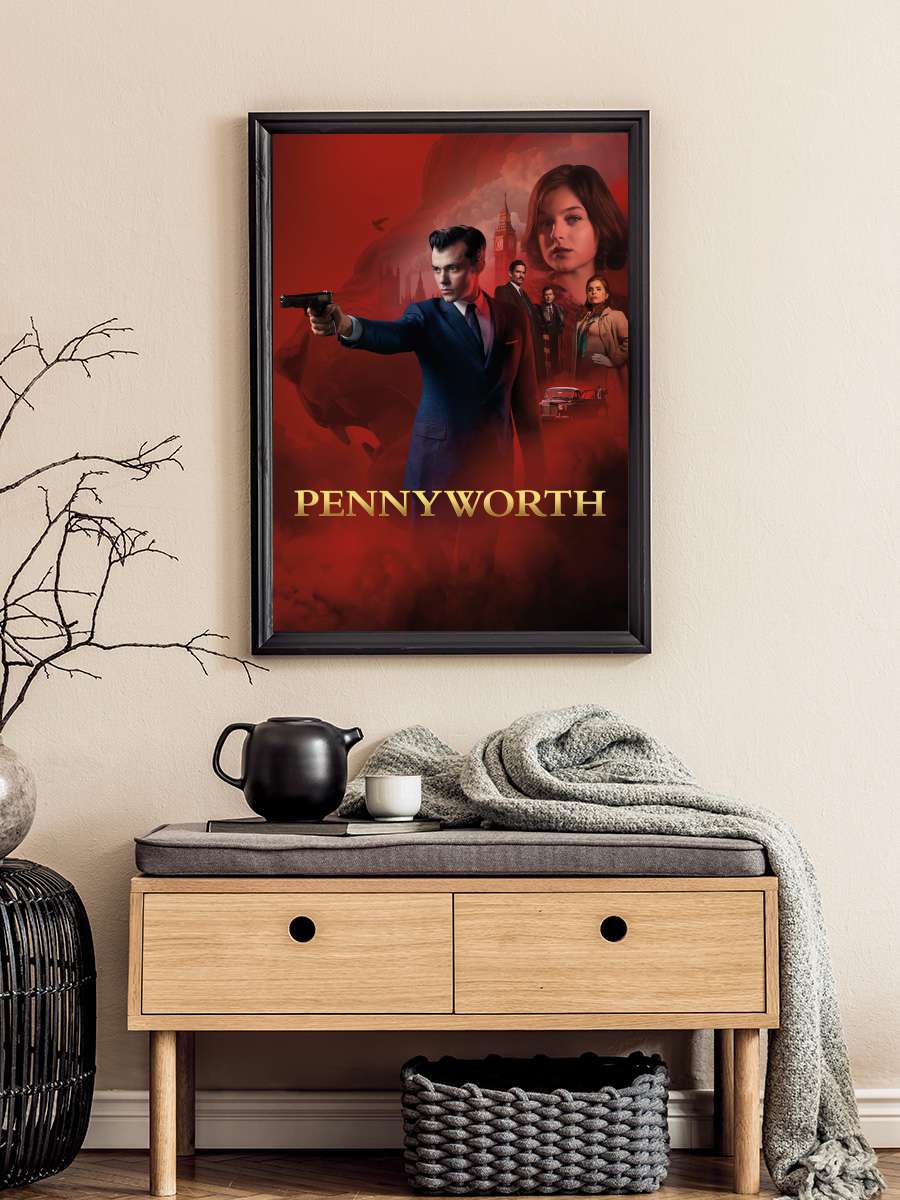 Pennyworth: The Origin of Batman's Butler Dizi Tablo Siyah Çerçeveli Dizi Poster Duvar Tablo