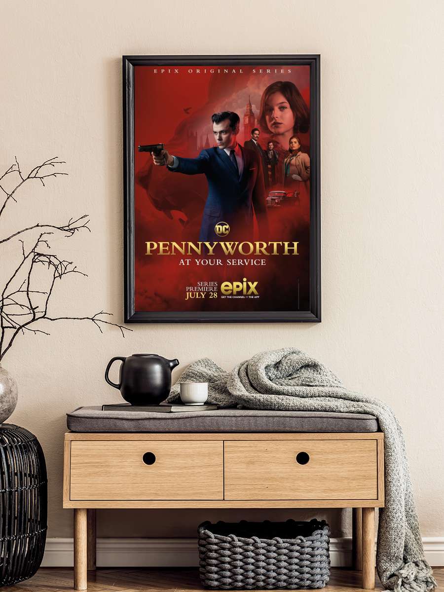 Pennyworth: The Origin of Batman's Butler Dizi Tablo Siyah Çerçeveli Dizi Poster Duvar Tablo