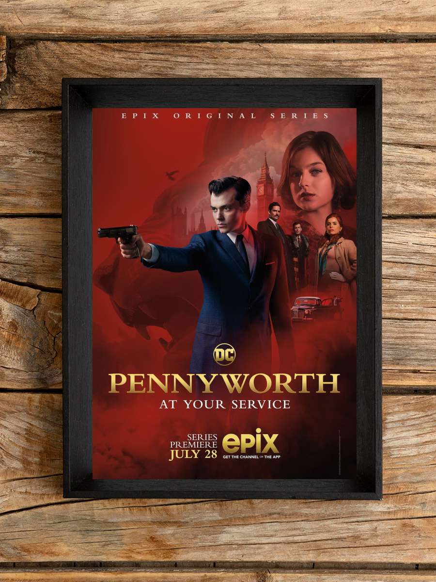 Pennyworth: The Origin of Batman's Butler Dizi Tablo Siyah Çerçeveli Dizi Poster Duvar Tablo