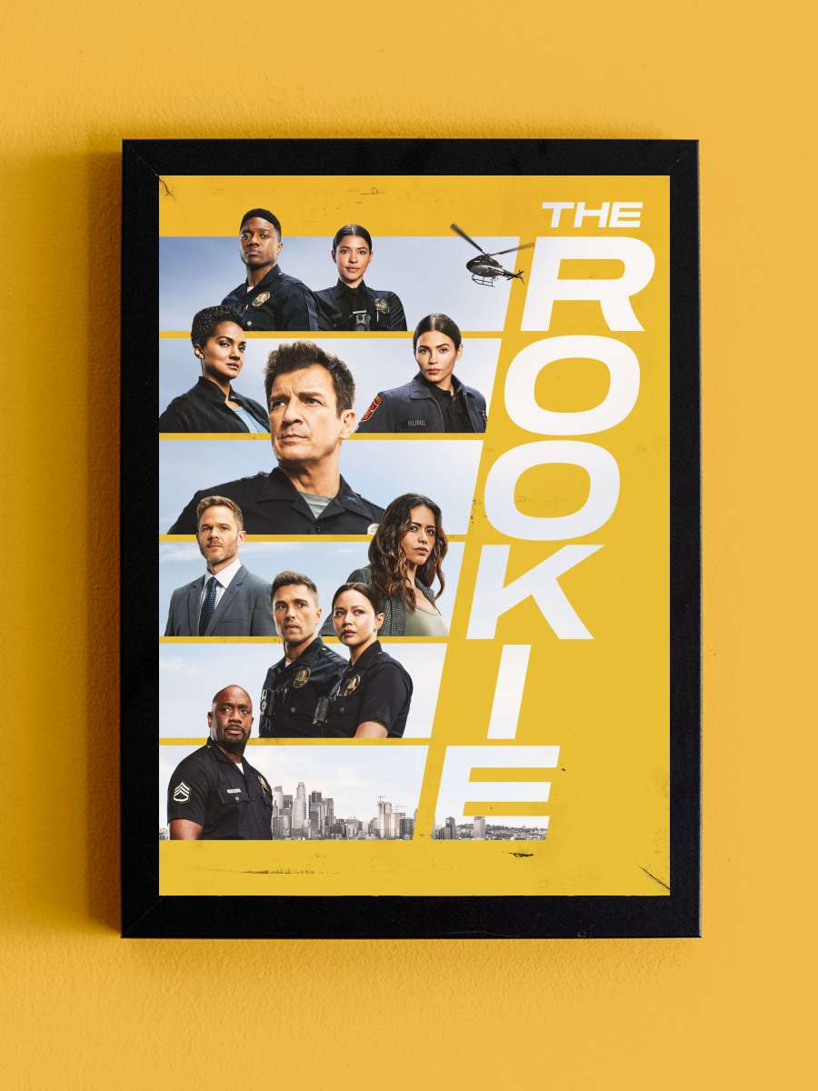 The Rookie Dizi Tablo Siyah Çerçeveli Dizi Poster Duvar Tablo