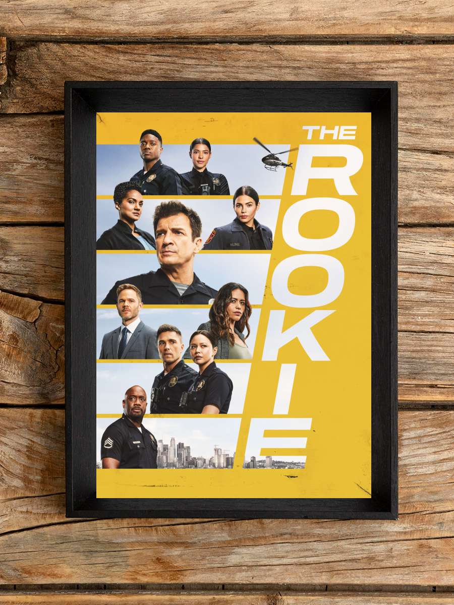 The Rookie Dizi Tablo Siyah Çerçeveli Dizi Poster Duvar Tablo