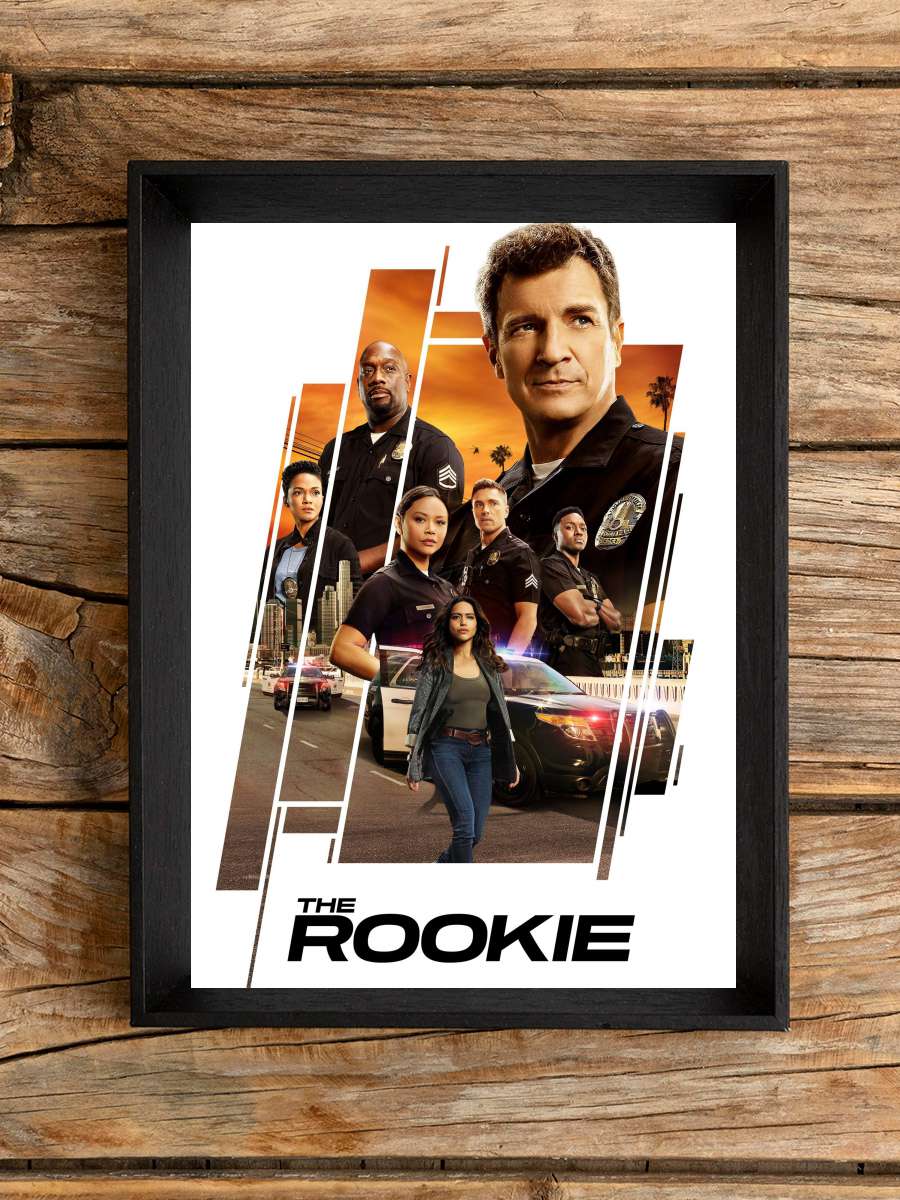 The Rookie Dizi Tablo Siyah Çerçeveli Dizi Poster Duvar Tablo