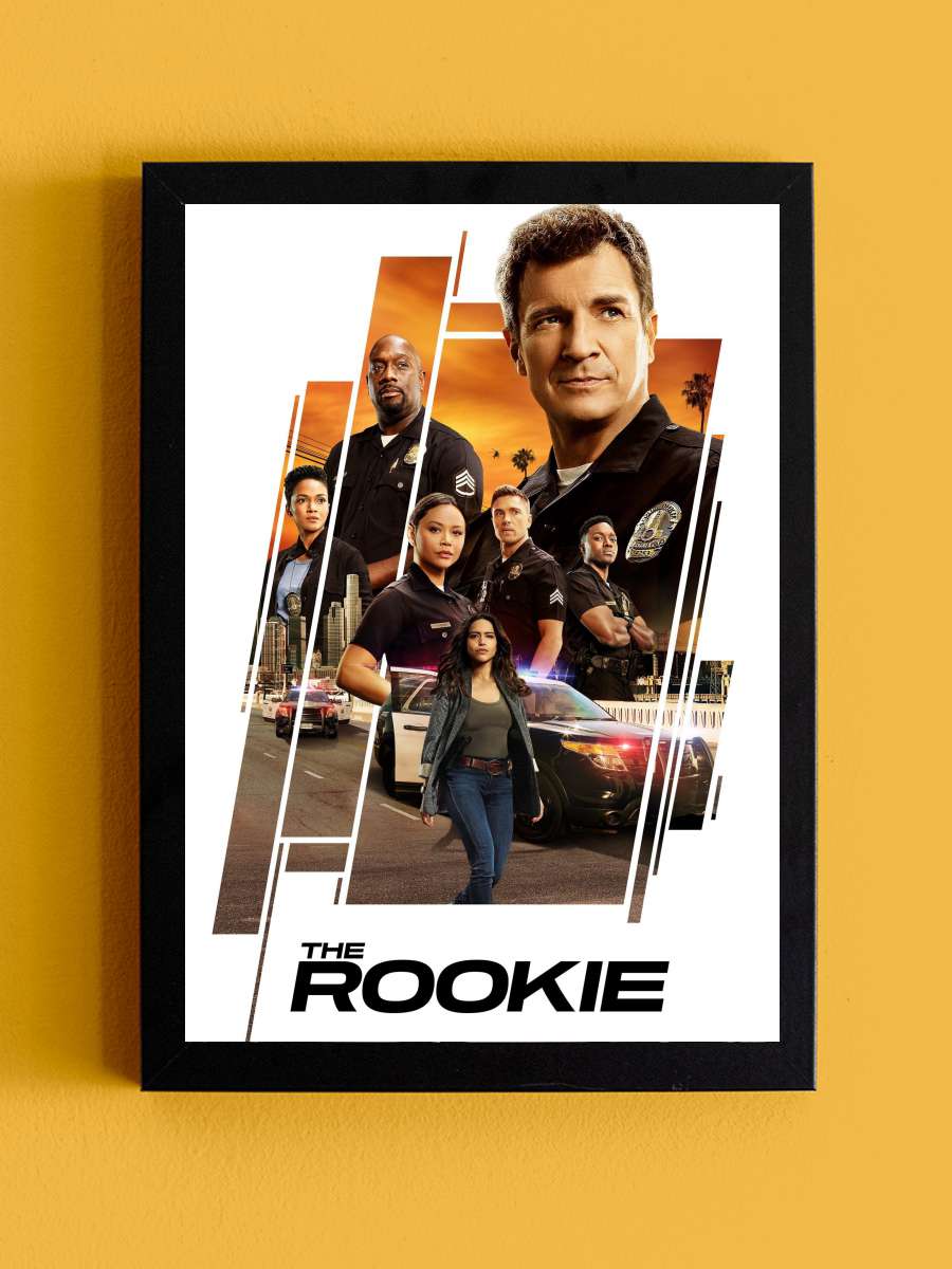 The Rookie Dizi Tablo Siyah Çerçeveli Dizi Poster Duvar Tablo