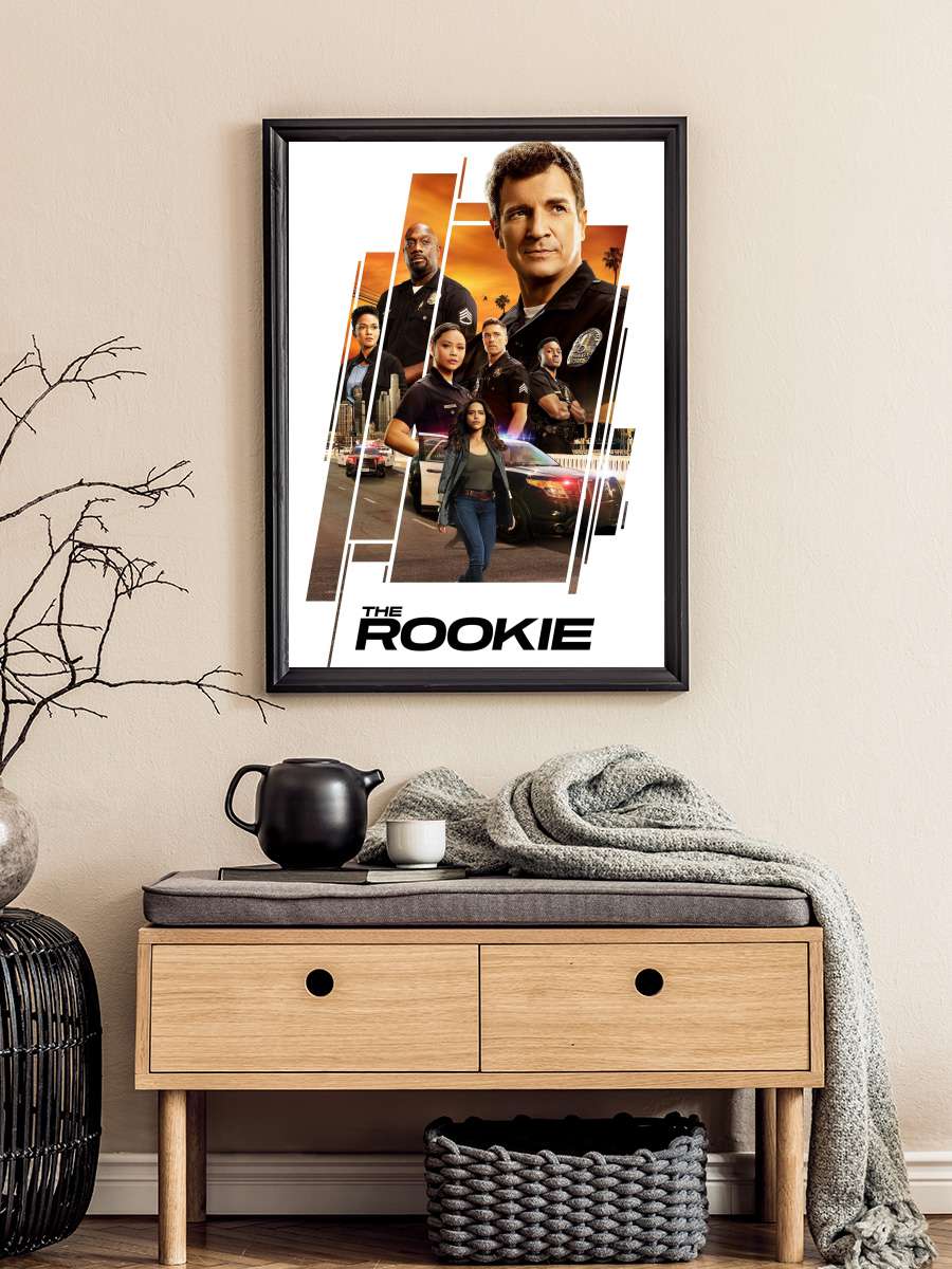 The Rookie Dizi Tablo Siyah Çerçeveli Dizi Poster Duvar Tablo