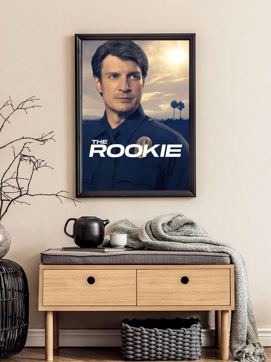 The Rookie Dizi Tablo Siyah Çerçeveli Dizi Poster Duvar Tablo