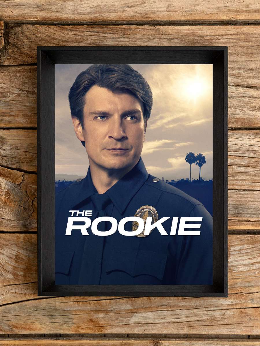 The Rookie Dizi Tablo Siyah Çerçeveli Dizi Poster Duvar Tablo