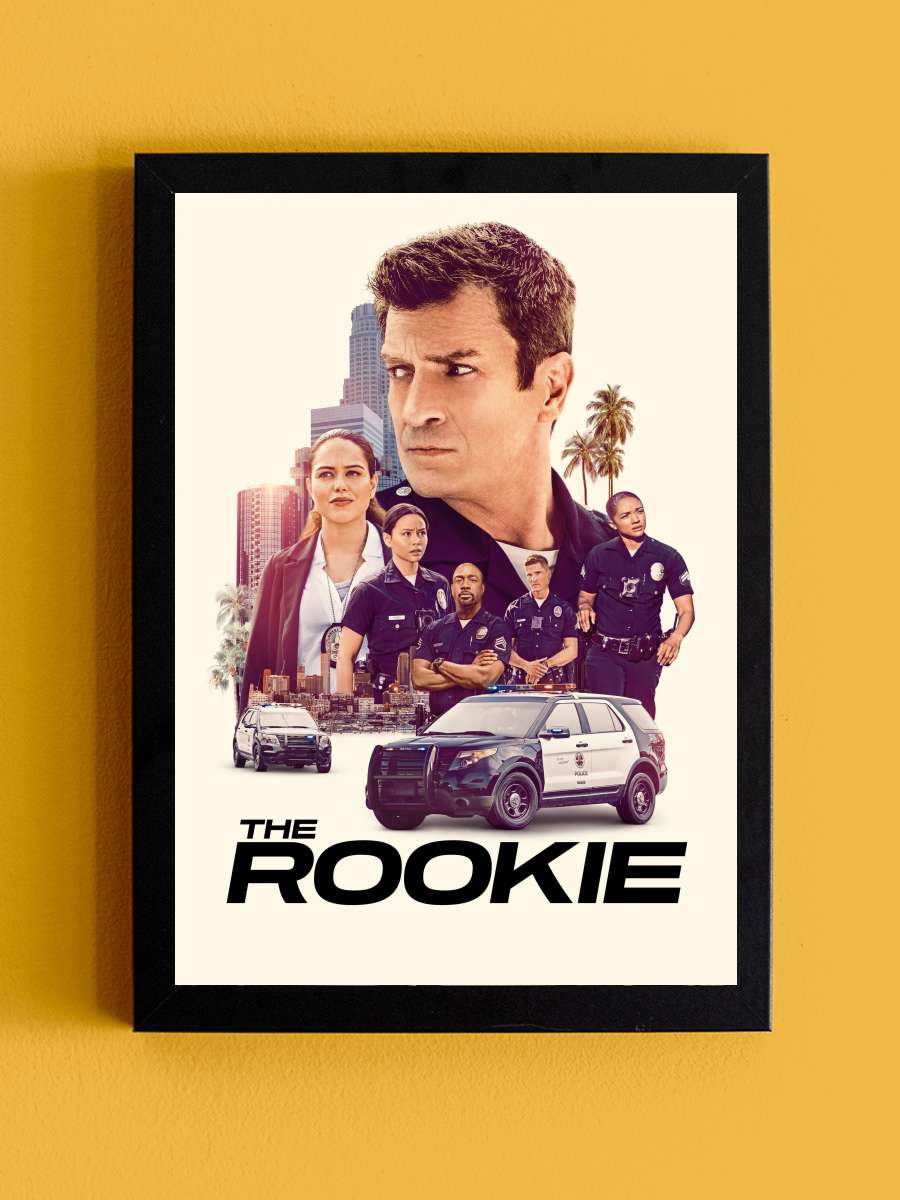 The Rookie Dizi Tablo Siyah Çerçeveli Dizi Poster Duvar Tablo