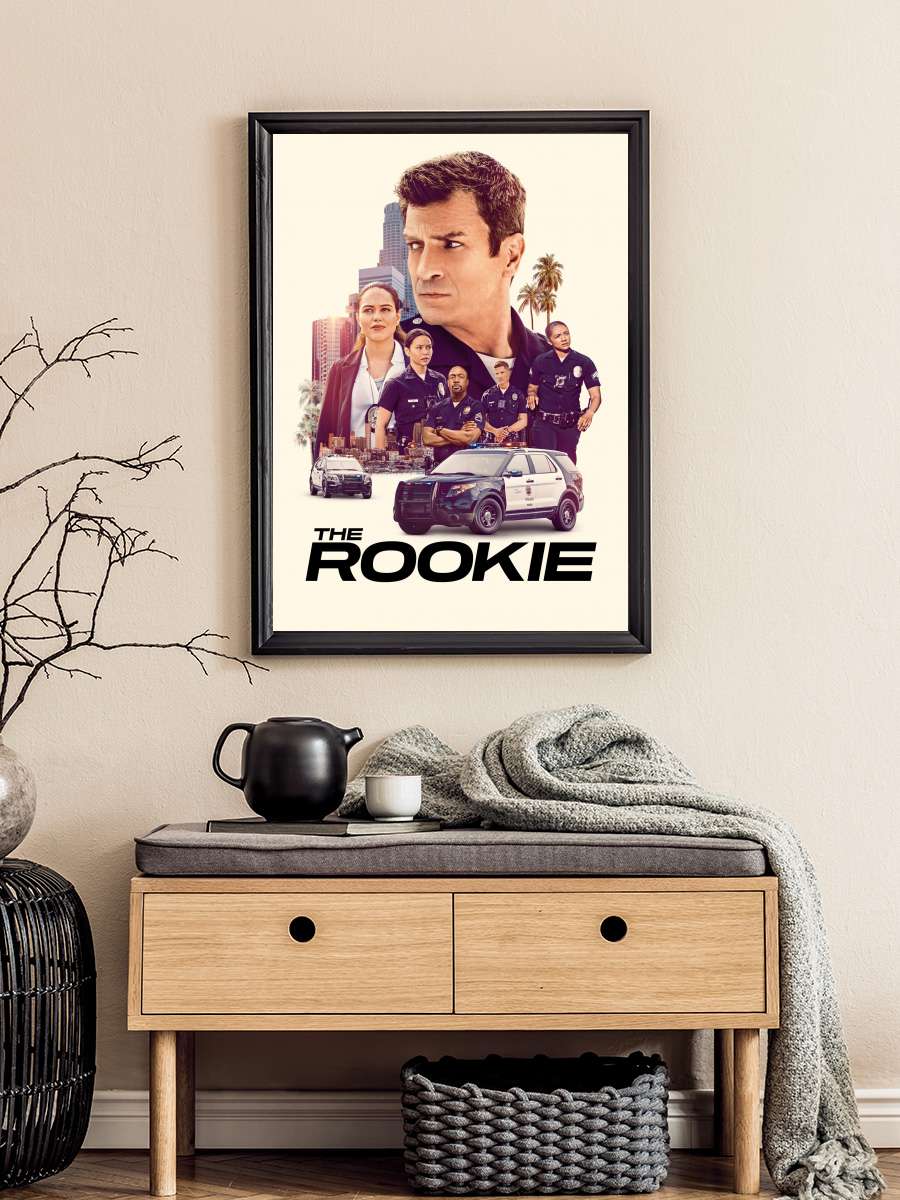 The Rookie Dizi Tablo Siyah Çerçeveli Dizi Poster Duvar Tablo