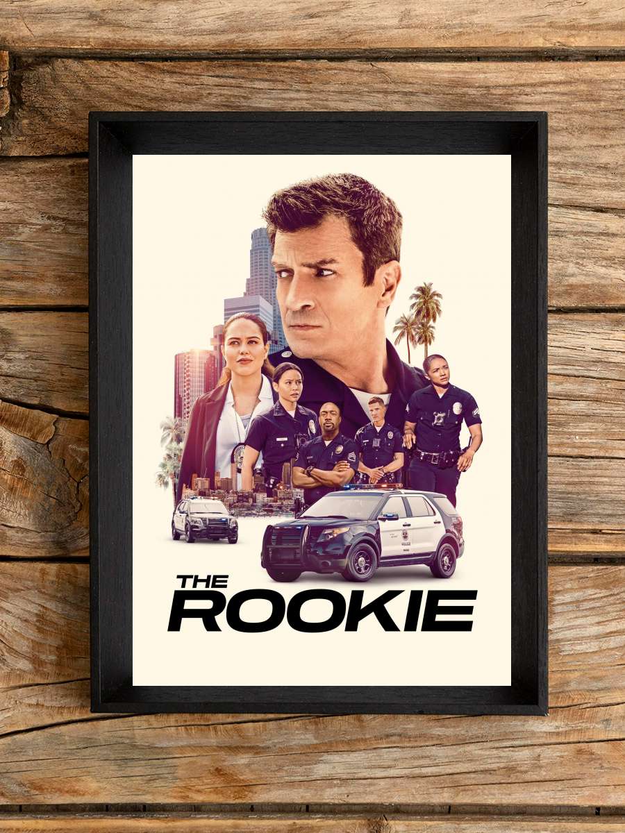 The Rookie Dizi Tablo Siyah Çerçeveli Dizi Poster Duvar Tablo