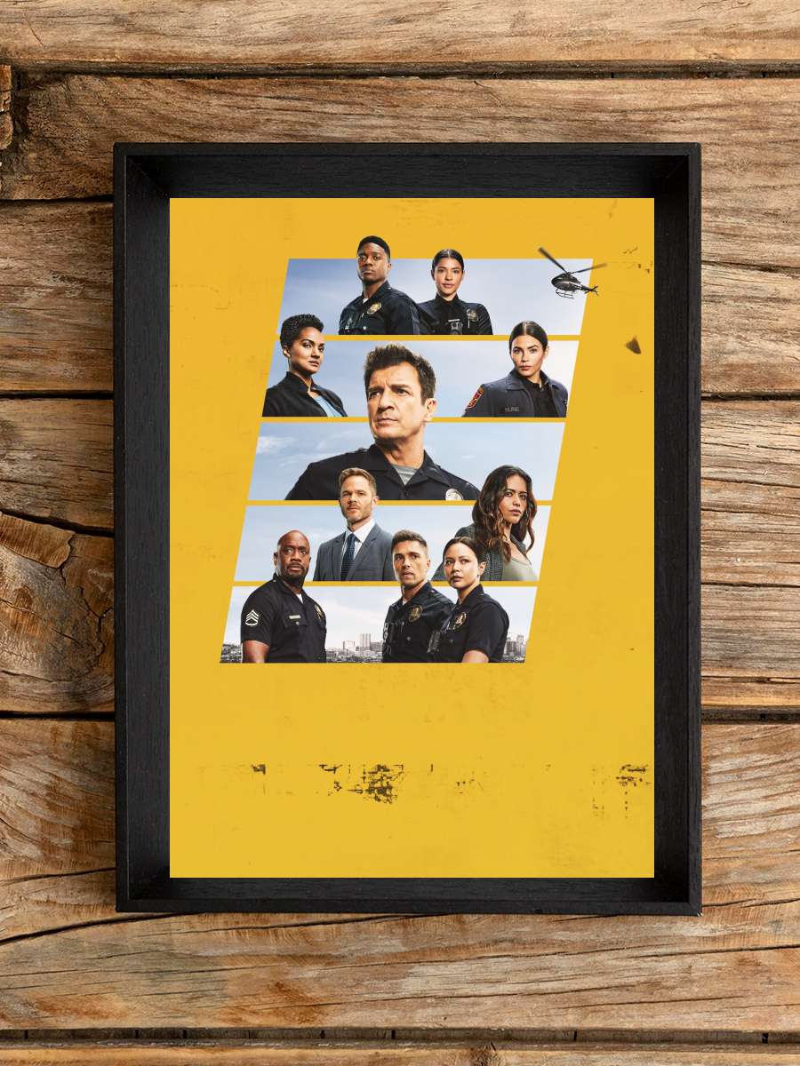 The Rookie Dizi Tablo Siyah Çerçeveli Dizi Poster Duvar Tablo