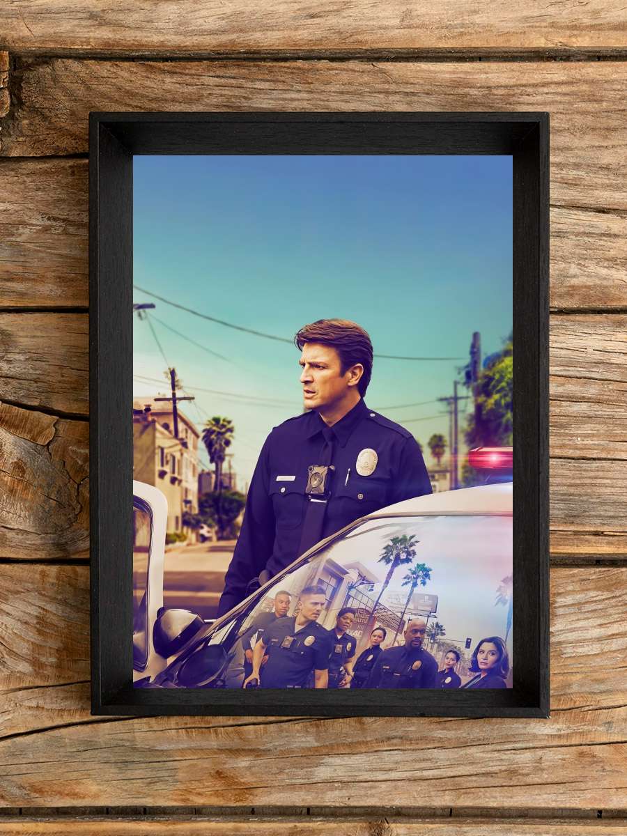 The Rookie Dizi Tablo Siyah Çerçeveli Dizi Poster Duvar Tablo