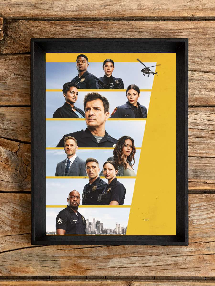 The Rookie Dizi Tablo Siyah Çerçeveli Dizi Poster Duvar Tablo