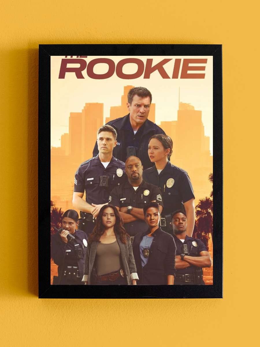 The Rookie Dizi Tablo Siyah Çerçeveli Dizi Poster Duvar Tablo