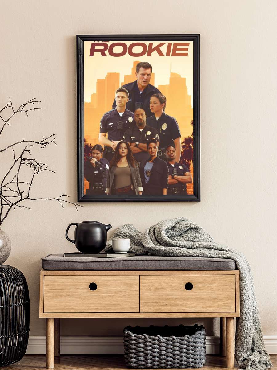 The Rookie Dizi Tablo Siyah Çerçeveli Dizi Poster Duvar Tablo