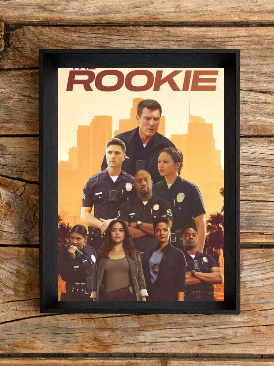 The Rookie Dizi Tablo Siyah Çerçeveli Dizi Poster Duvar Tablo