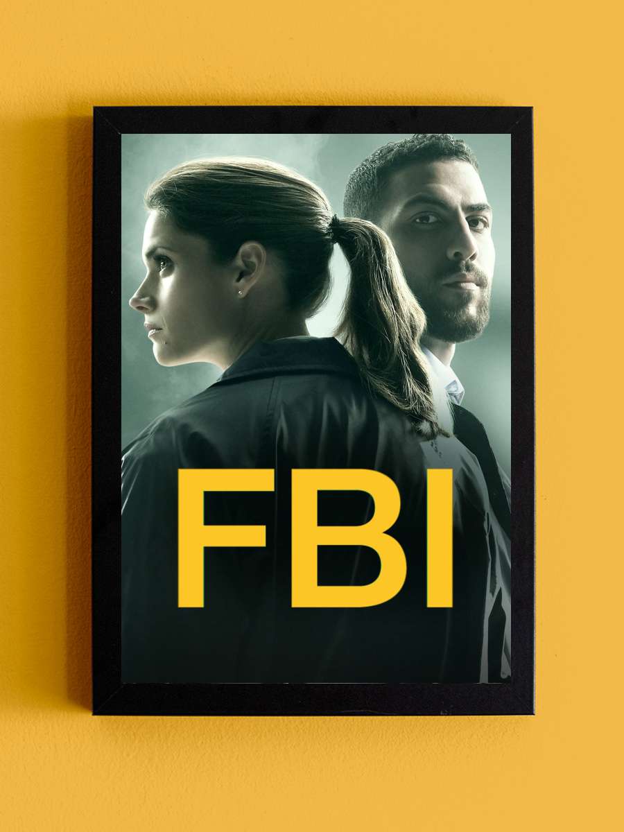 FBI Dizi Tablo Siyah Çerçeveli Dizi Poster Duvar Tablo