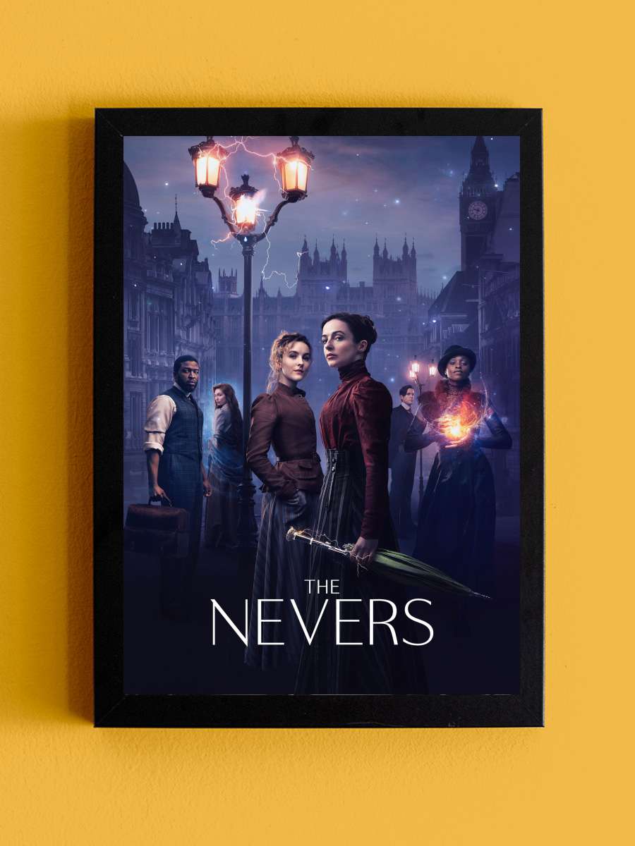 The Nevers Dizi Tablo Siyah Çerçeveli Dizi Poster Duvar Tablo