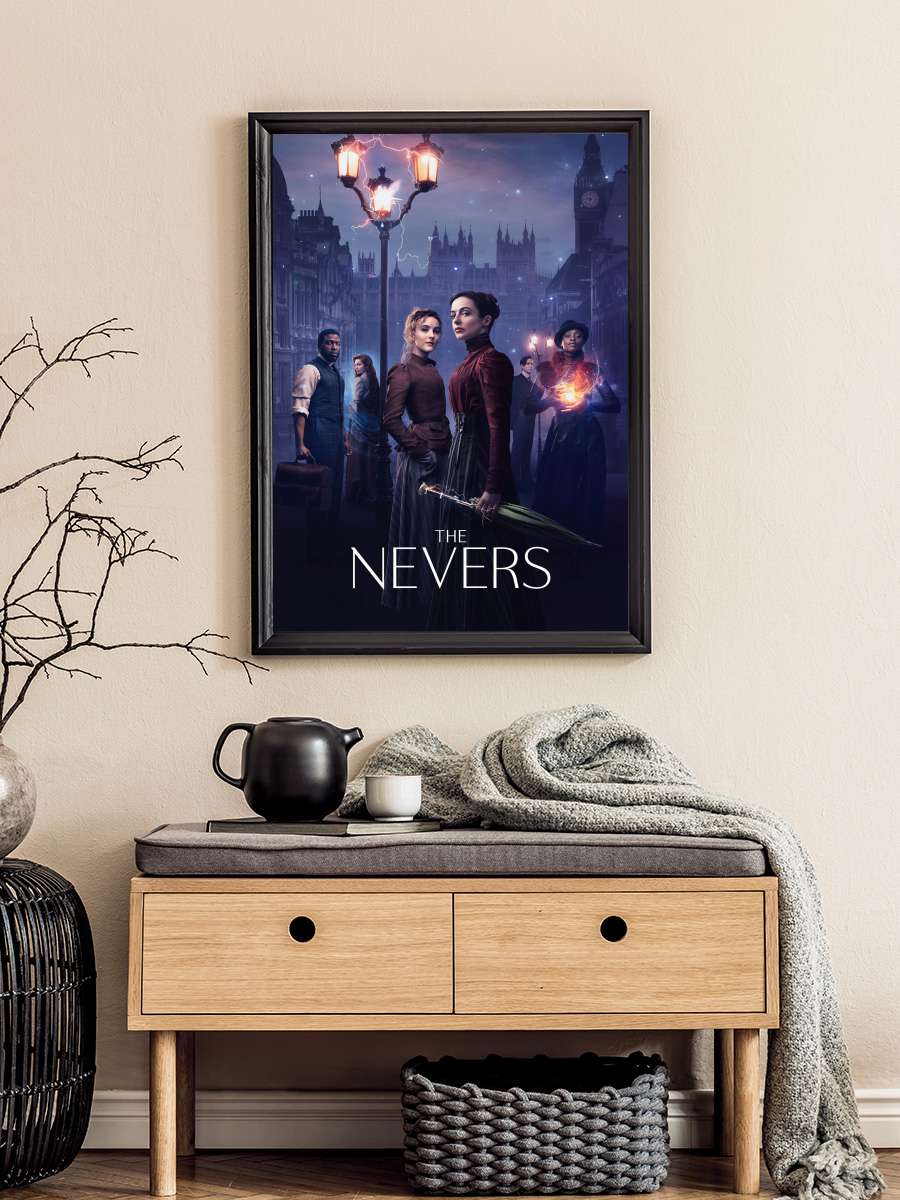 The Nevers Dizi Tablo Siyah Çerçeveli Dizi Poster Duvar Tablo