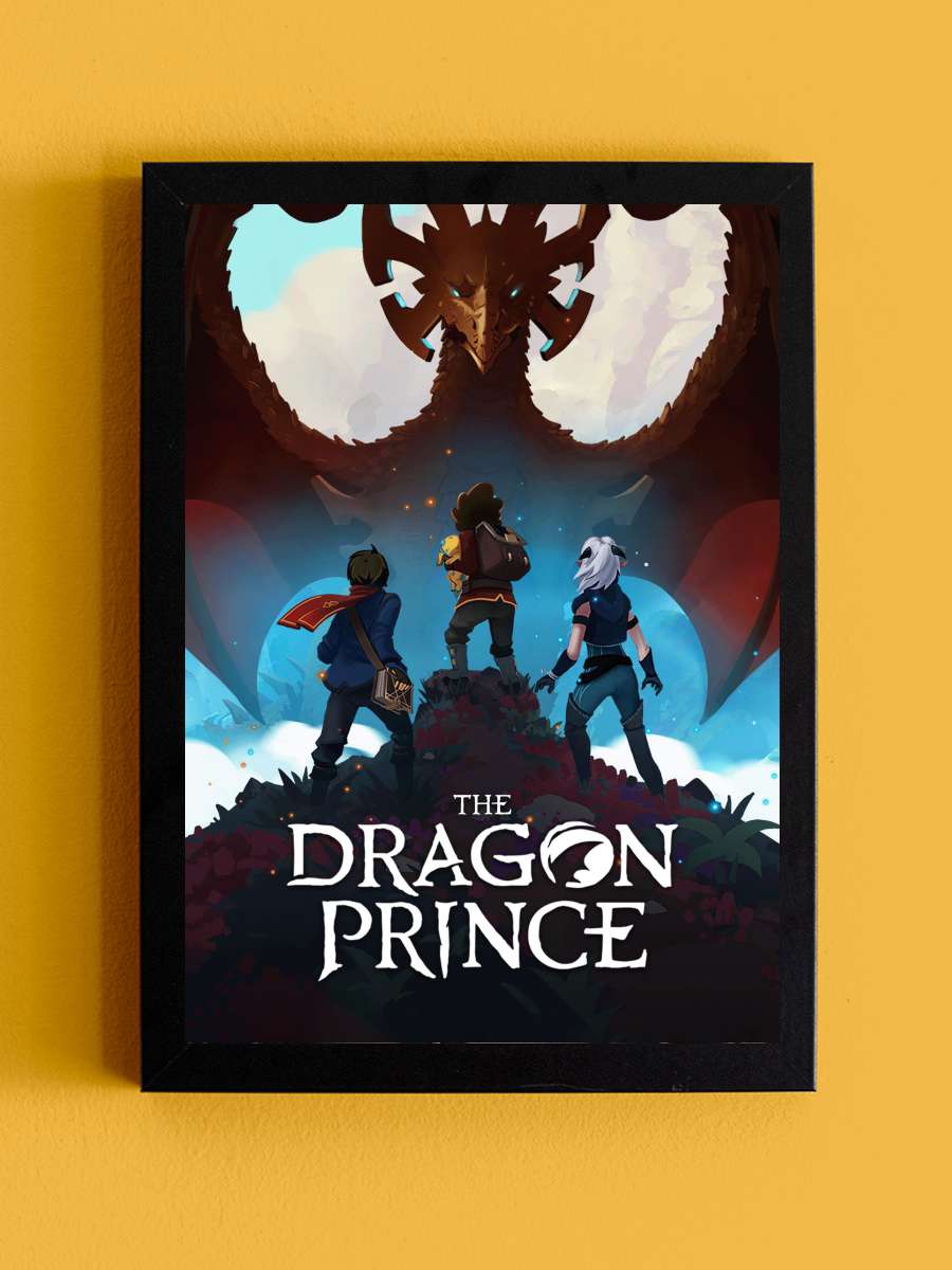 Ejderhalar Prensi - The Dragon Prince Dizi Tablo Siyah Çerçeveli Dizi Poster Duvar Tablo