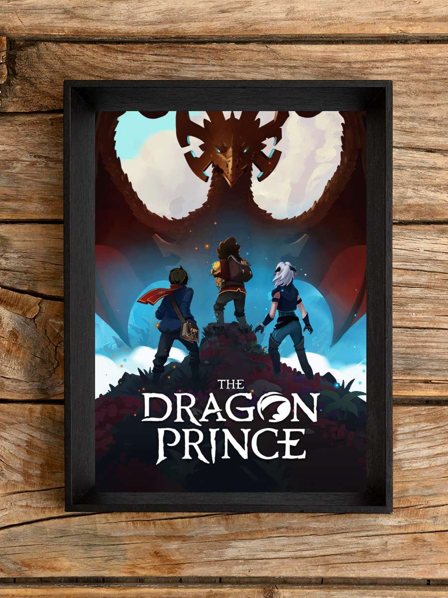 Ejderhalar Prensi - The Dragon Prince Dizi Tablo Siyah Çerçeveli Dizi Poster Duvar Tablo