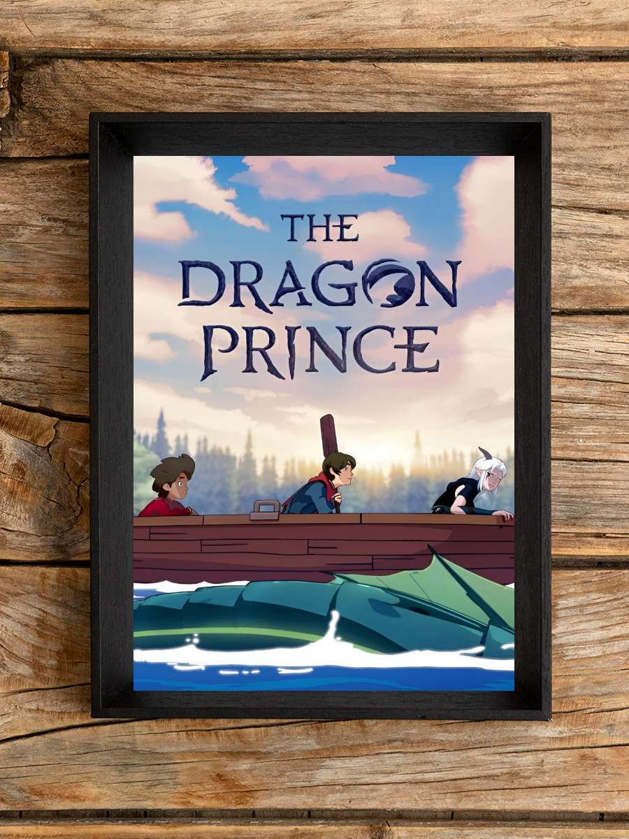 Ejderhalar Prensi - The Dragon Prince Dizi Tablo Siyah Çerçeveli Dizi Poster Duvar Tablo