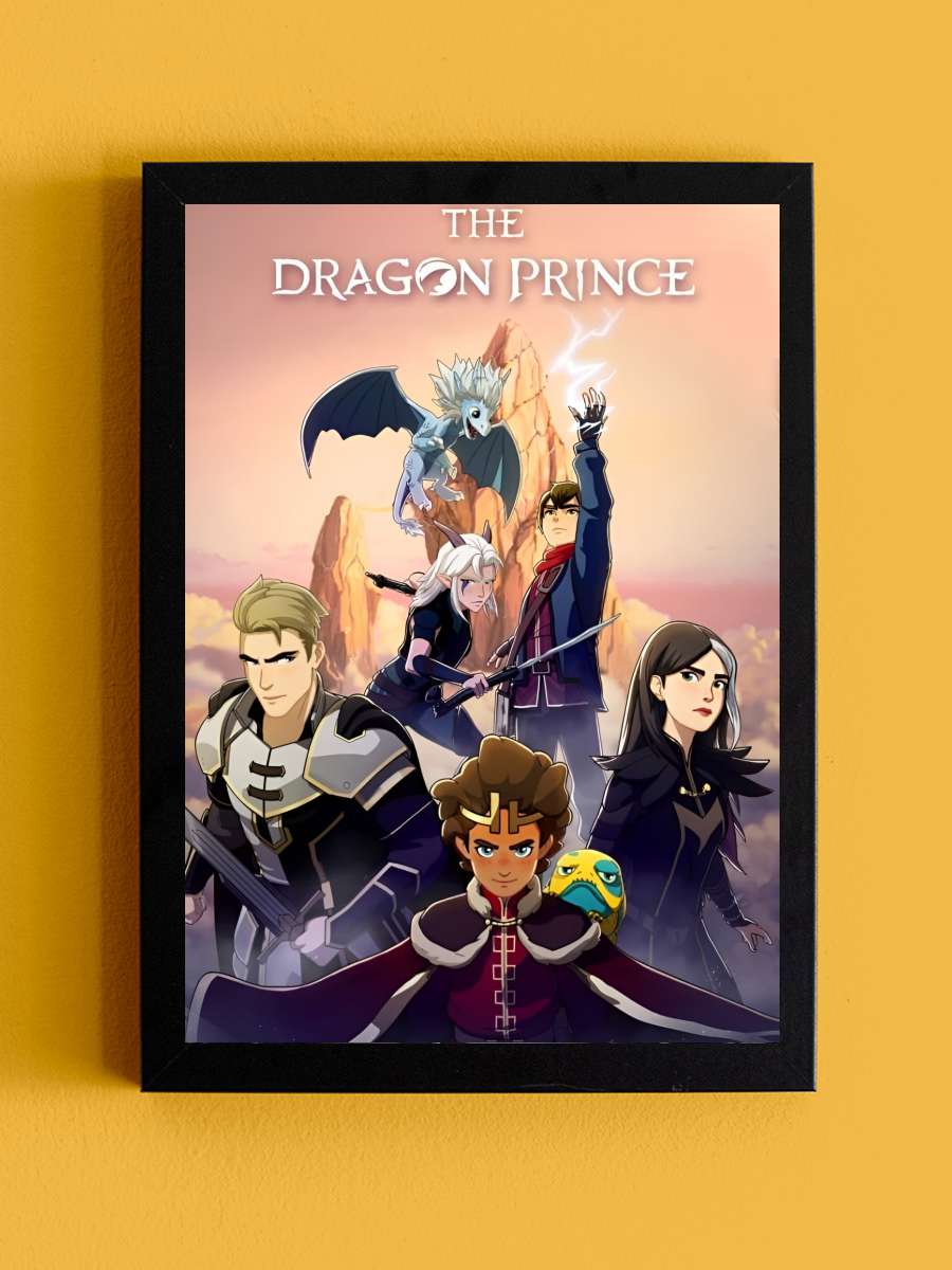 Ejderhalar Prensi - The Dragon Prince Dizi Tablo Siyah Çerçeveli Dizi Poster Duvar Tablo