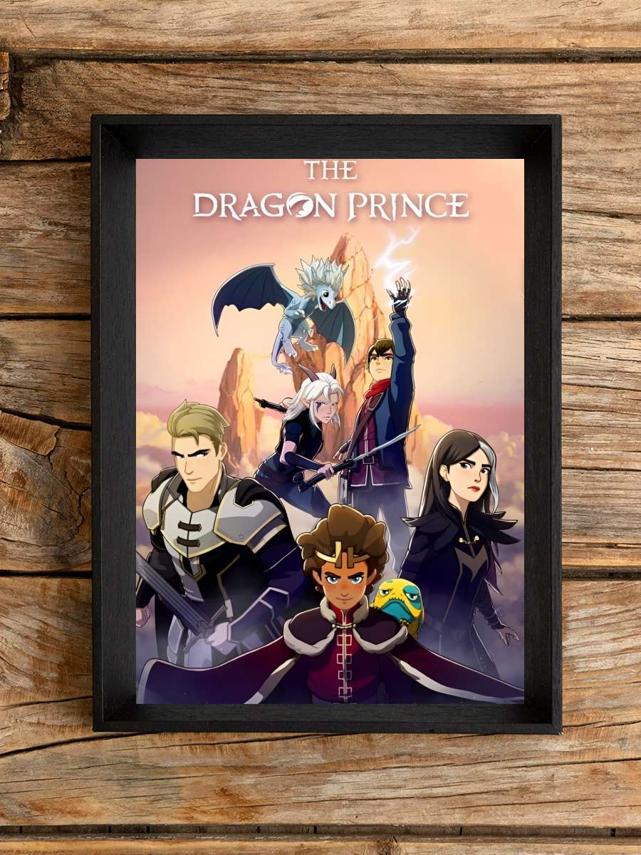 Ejderhalar Prensi - The Dragon Prince Dizi Tablo Siyah Çerçeveli Dizi Poster Duvar Tablo