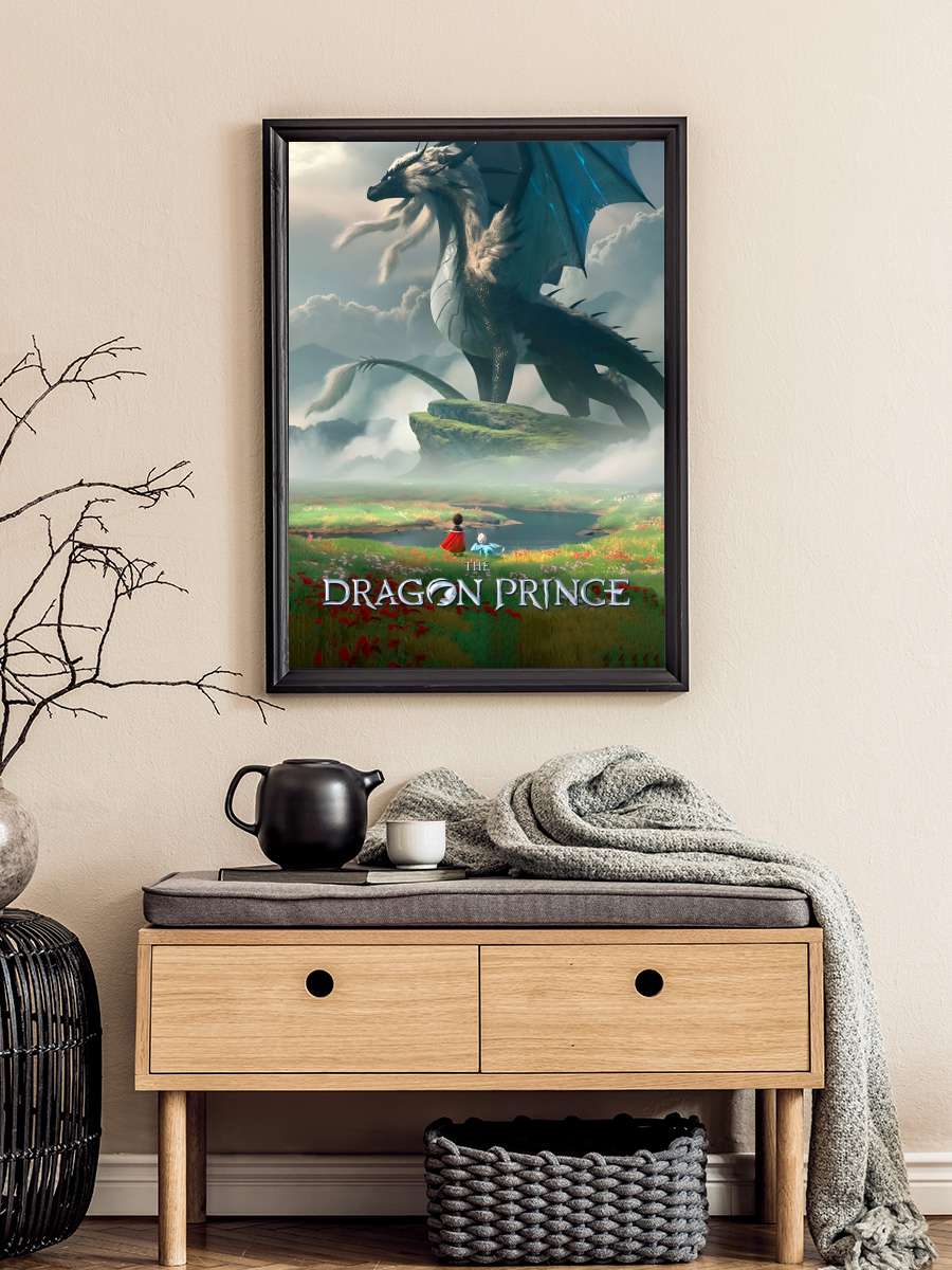 Ejderhalar Prensi - The Dragon Prince Dizi Tablo Siyah Çerçeveli Dizi Poster Duvar Tablo