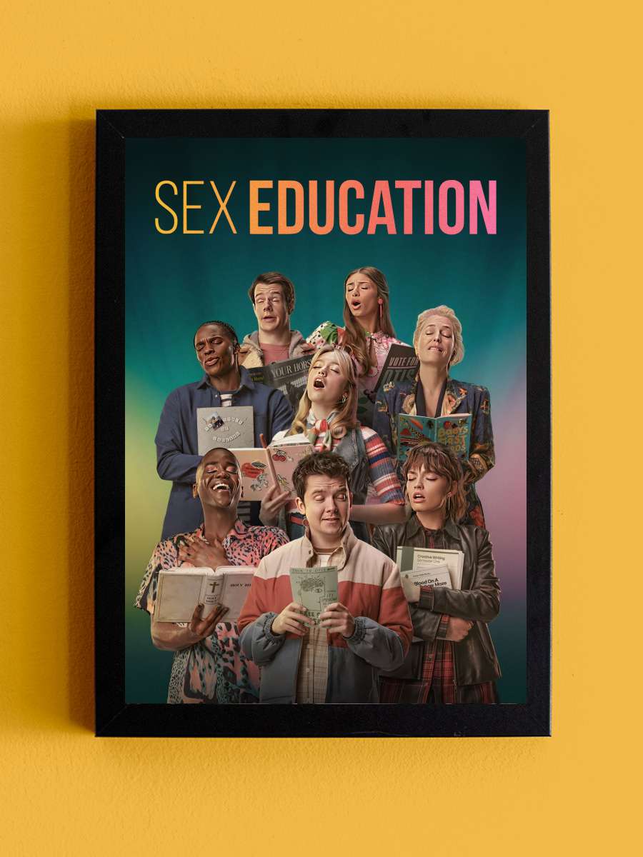 Sex Education Dizi Tablo Siyah Çerçeveli Dizi Poster Duvar Tablo