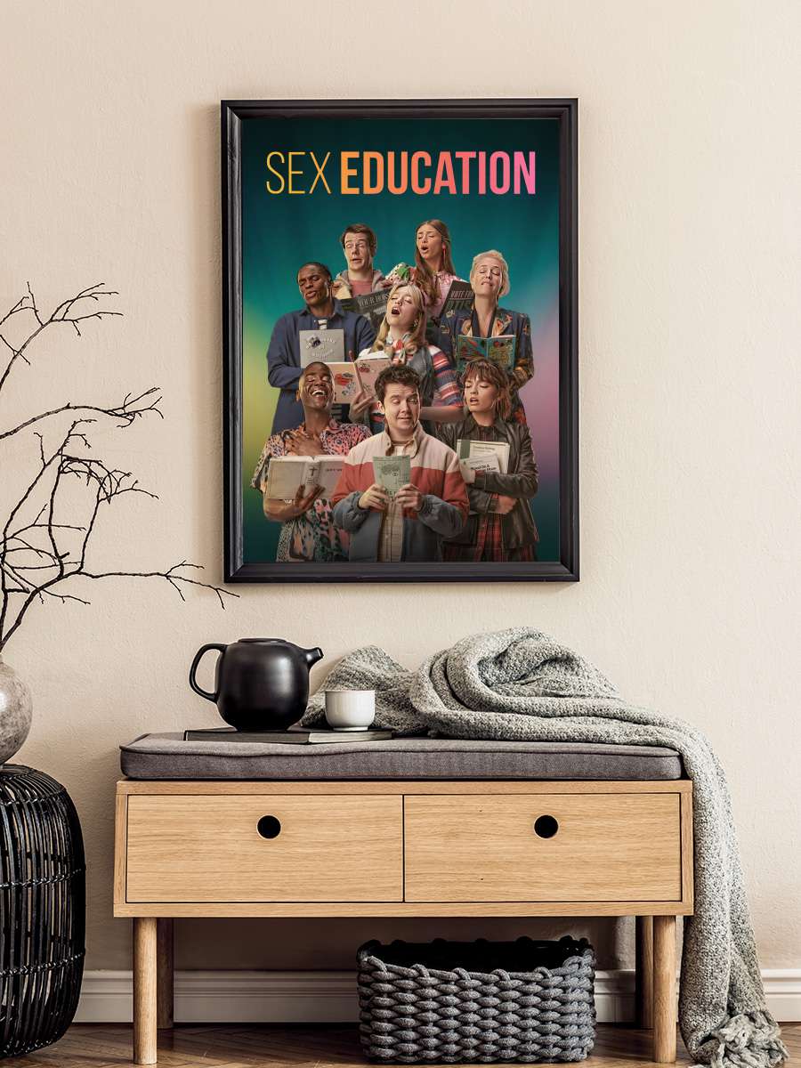 Sex Education Dizi Tablo Siyah Çerçeveli Dizi Poster Duvar Tablo