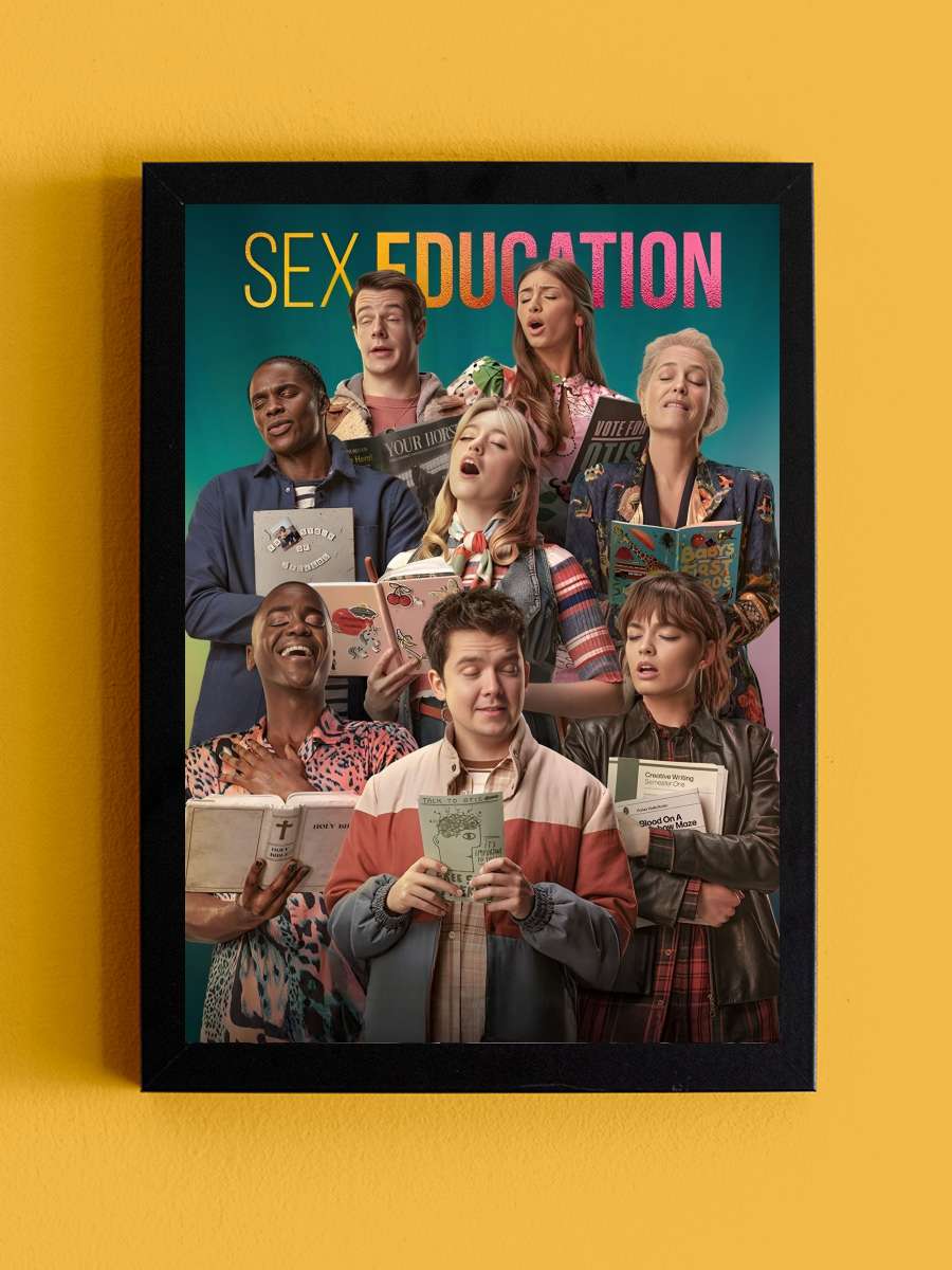 Sex Education Dizi Tablo Siyah Çerçeveli Dizi Poster Duvar Tablo