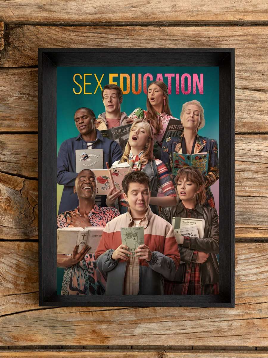 Sex Education Dizi Tablo Siyah Çerçeveli Dizi Poster Duvar Tablo