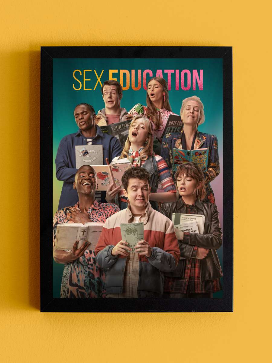 Sex Education Dizi Tablo Siyah Çerçeveli Dizi Poster Duvar Tablo