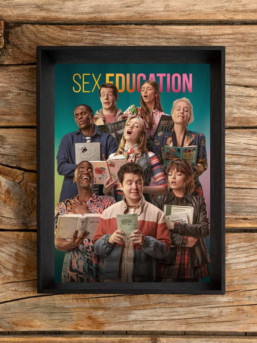 Sex Education Dizi Tablo Siyah Çerçeveli Dizi Poster Duvar Tablo