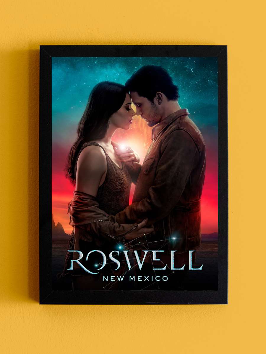 Roswell, New Mexico Dizi Tablo Siyah Çerçeveli Dizi Poster Duvar Tablo