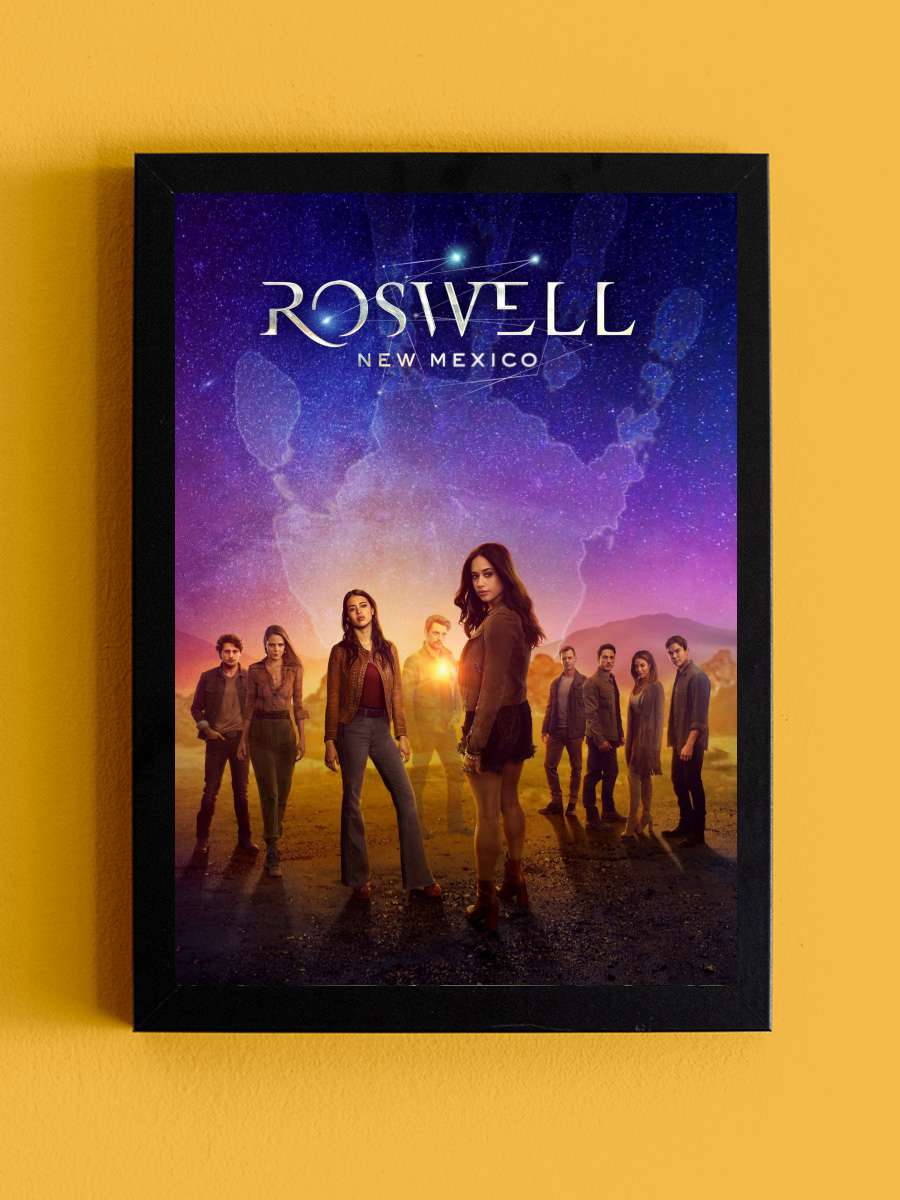 Roswell, New Mexico Dizi Tablo Siyah Çerçeveli Dizi Poster Duvar Tablo