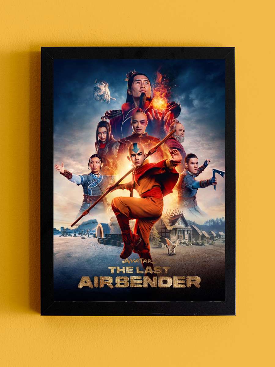 Avatar the Last Airbender Dizi Tablo Siyah Çerçeveli Dizi Poster Duvar Tablo