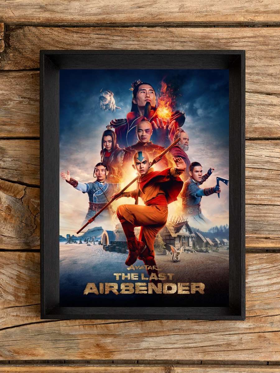 Avatar the Last Airbender Dizi Tablo Siyah Çerçeveli Dizi Poster Duvar Tablo