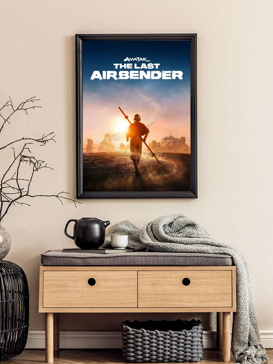 Avatar the Last Airbender Dizi Tablo Siyah Çerçeveli Dizi Poster Duvar Tablo