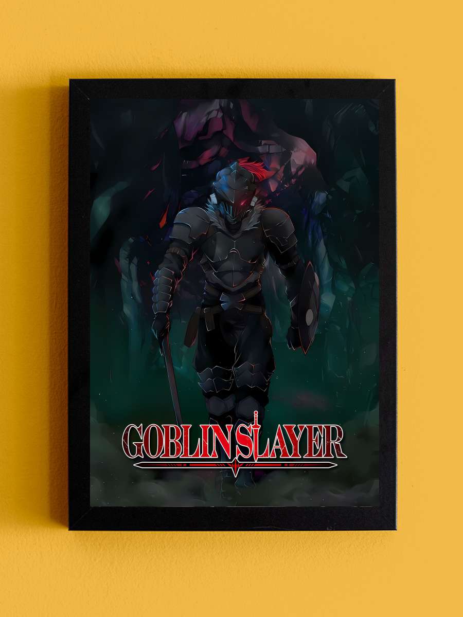 Goblin Slayer - ゴブリンスレイヤー Dizi Tablo Siyah Çerçeveli Dizi Poster Duvar Tablo