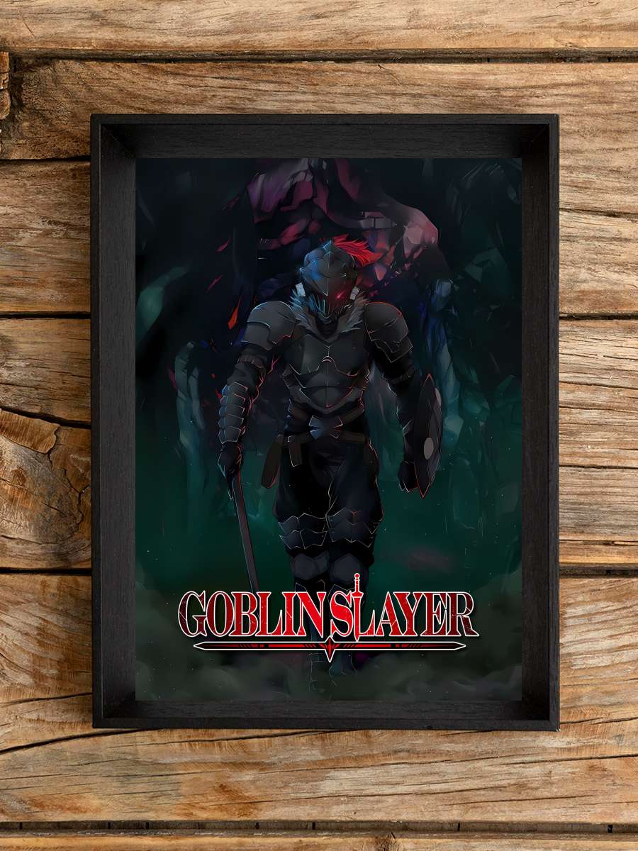 Goblin Slayer - ゴブリンスレイヤー Dizi Tablo Siyah Çerçeveli Dizi Poster Duvar Tablo