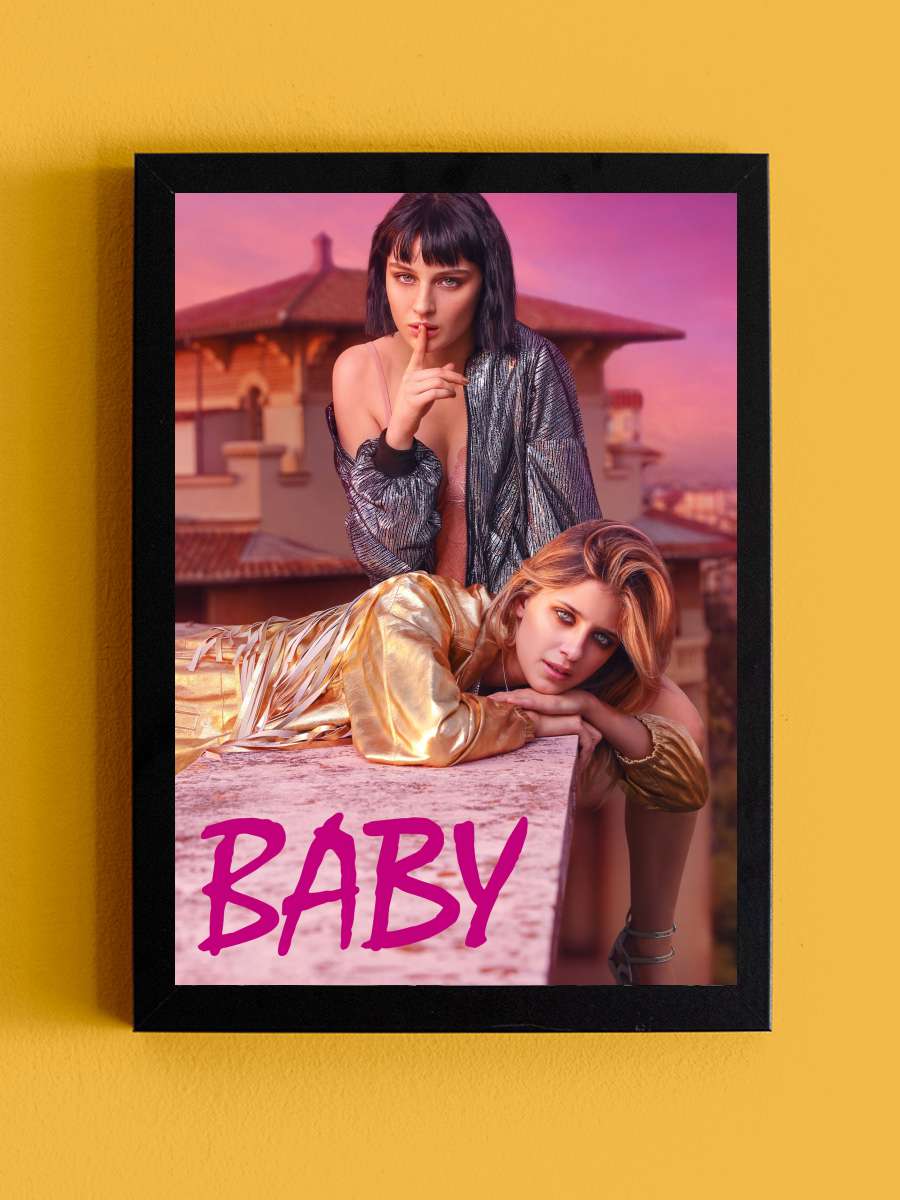 Baby Dizi Tablo Siyah Çerçeveli Dizi Poster Duvar Tablo